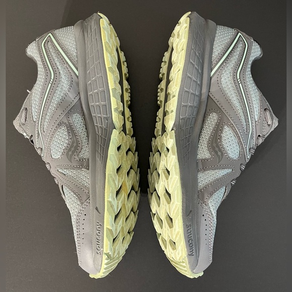 Saucony Cohesion 11 Gray & Mint Running Shoes, Women’s 7.5 - Picture 5 of 8